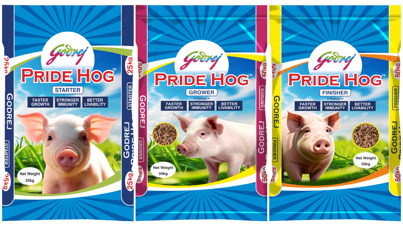 Godrej Agrovet Limited has introduced a scientifically developed product range called 'Godrej Pride Hog